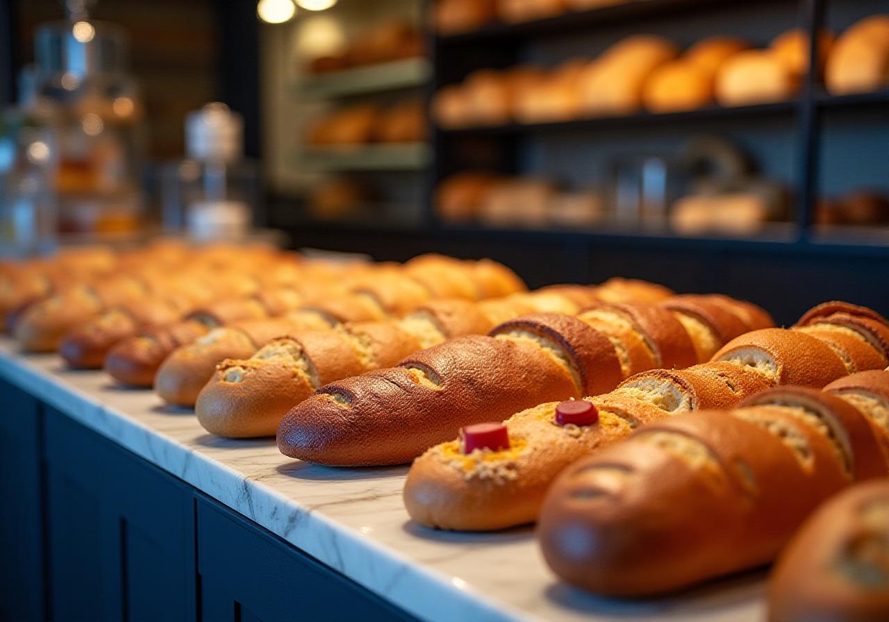 Ambientazione elegante della panetteria Colorrifìa Panetteria a Roma